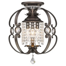  1323-SF EBB - Ella Semi-Flush in Etruscan Bronze